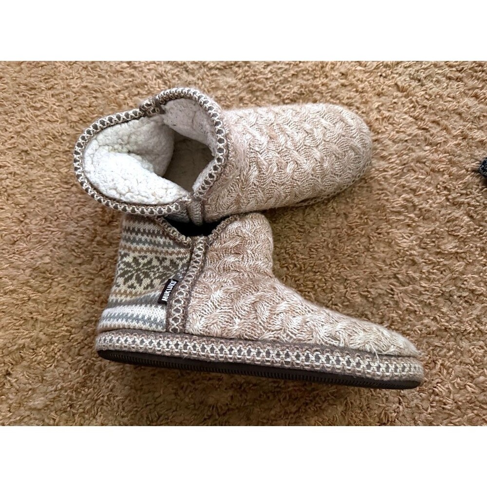 MUK LUKS Slippers women’s cozy winter XL 11-12 size